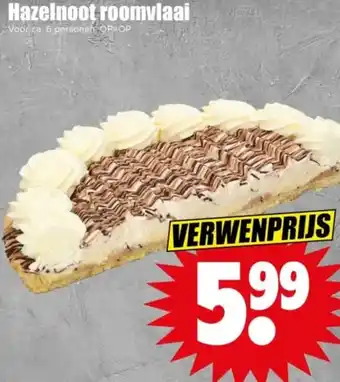 Dirk Hazelnoot roomvlaai aanbieding