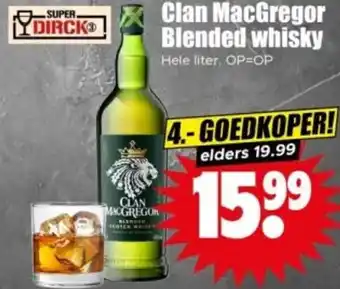 Dirk Clan MacGregor Blended whisky aanbieding