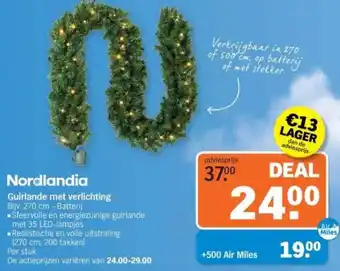 Albert Heijn Nordlandia Guirlande met verlichting aanbieding