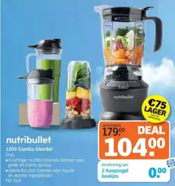 Albert Heijn Nutribullet 1200 Combo blender aanbieding
