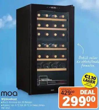 Albert Heijn Moa Wijnkoelkast aanbieding