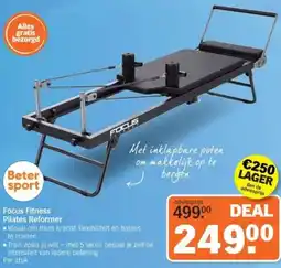 Albert Heijn Beter sport Focus Fitness Pilates Reformer aanbieding