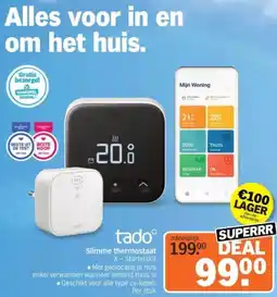 Albert Heijn Tado Slimme thermostaat aanbieding