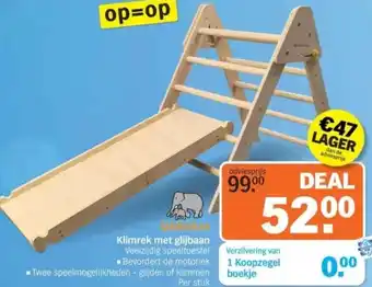 Albert Heijn Deryan Klimrek met glijbaan aanbieding