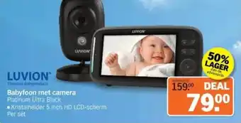 Albert Heijn Luvion Babyfoon met camera aanbieding