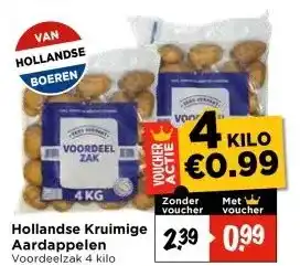 Vomar Voordeelmarkt Hollandse Kruimige Aardappelen aanbieding
