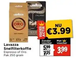 Vomar Voordeelmarkt Lavazza Snelfilterkoffie aanbieding