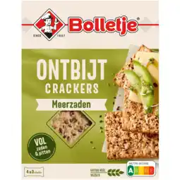 Dirk Bolletje Ontbijtcrackers meerzaden 4 x 3 stuks aanbieding