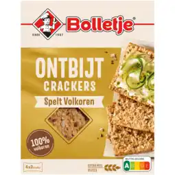 Dirk Bolletje Ontbijtcrackers spelt 4 x 3 stuks aanbieding