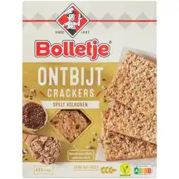 Dirk Bolletje Ontbijtcrackers spelt 4 x 3 stuks aanbieding