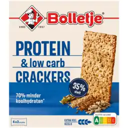 Dirk Bolletje Crackers protein low carb aanbieding