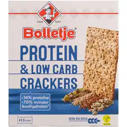 Dirk Bolletje Crackers protein low carb aanbieding
