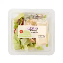 Dirk 1 de Beste Groene salade caesar mix met crout-dressing aanbieding