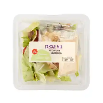 Dirk 1 de Beste Groene salade caesar mix met crout-dressing aanbieding