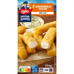 Dirk Iglo Kapiteins Klassiekers Lekkerbekje sticks aanbieding