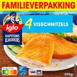 Dirk Iglo Kapiteins Klassiekers Visschnitzels 4 stuks aanbieding
