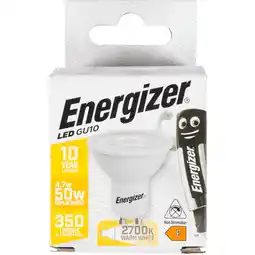 Dirk Non food Energizer led lamp gu10 4.7w aanbieding