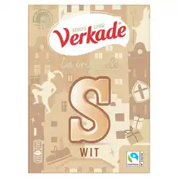 Dirk Verkade Chocolade letter S wit aanbieding