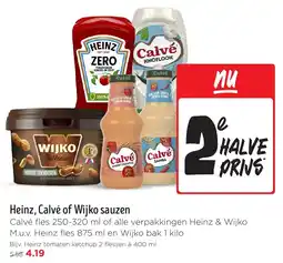 Jumbo Heinz, Calvé of Wijko sauzen aanbieding