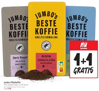 Jumbo Jumbo's filterkoffie aanbieding