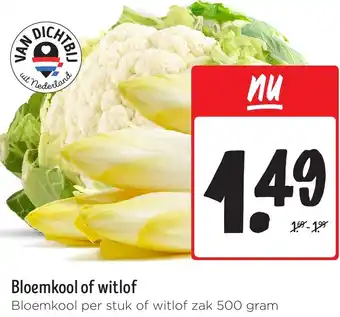 Jumbo Bloemkool of witlof aanbieding