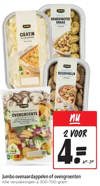 Jumbo Jumbo ovenaardappelen of ovengroenten aanbieding