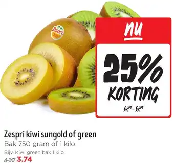 Jumbo Zespri kiwi sungold of green aanbieding
