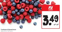 Jumbo Frambozen of blauwe bessen aanbieding