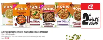 Jumbo Alle Honig maaltijdmixen, maaltijdpakketten of soepen aanbieding