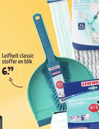 Jumbo Leifheit classic stoffer en blik aanbieding