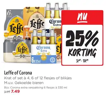 Jumbo Leffe of Corona aanbieding