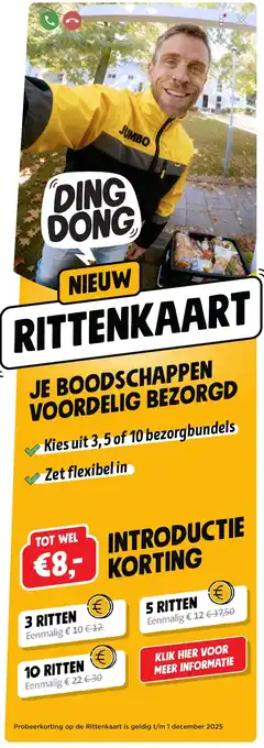 Jumbo Rittenkaart aanbieding