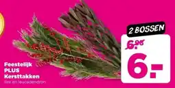 PLUS Feestelijk PLUS Kersttakken aanbieding