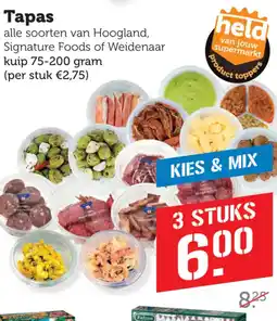 Coop Tapas aanbieding