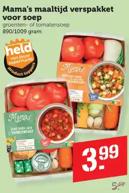 Coop Mama's maaltijd verspakket voor soep aanbieding