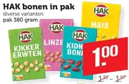 Coop HAK bonen in pak aanbieding