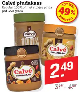 Coop Calvé pindakaas aanbieding