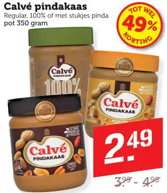 Coop Calvé pindakaas aanbieding