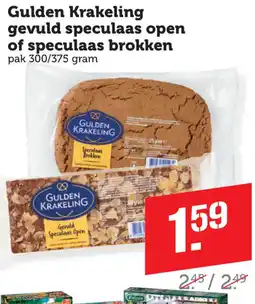 Coop Gulden Krakeling gevuld speculaas open of speculaas brokken aanbieding