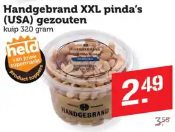 Coop Handgebrand XXL pinda's USA gezouten aanbieding