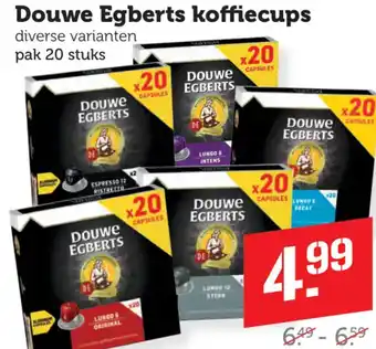 Coop Douwe Egberts koffiecups aanbieding