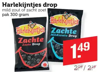 Coop Harlekijntjes drop aanbieding