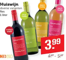 Coop Huiswijn aanbieding