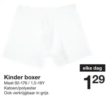 Zeeman Kinder boxer aanbieding