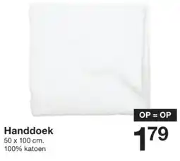 Zeeman Handdoek aanbieding