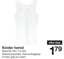 Zeeman Kinder hemd aanbieding