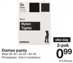Zeeman Dames panty aanbieding