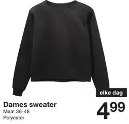Zeeman Dames sweater aanbieding