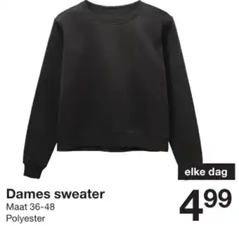 Zeeman Dames sweater aanbieding