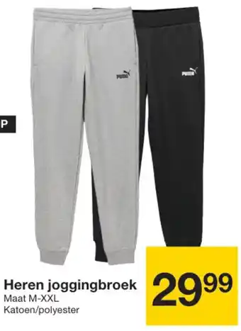 Zeeman Heren joggingbroek aanbieding